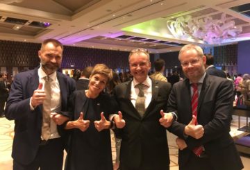 Yhteistyö tekee Pohjoismaat kokoaan isommiksi. Vasemmalta Vegard Kaale (Norja), Marina Berg (Ruotsi), Jari Sinkari (Suomi) ja Rasmus Kristensen (Tanska). Kuva: Sena Yildirim-Tuoma.