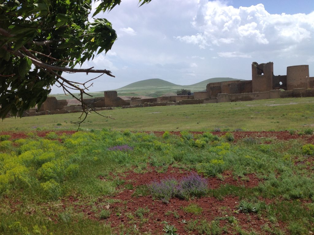 Ani, UNESCOn maailmanperintöehdokaslistalla oleva upea raunioituneiden rakennusten alue, josta tuli muinaisen Armenian pääkaupunki 961 AD. 