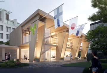 Metsä-paviljonki Tokiossa 2020