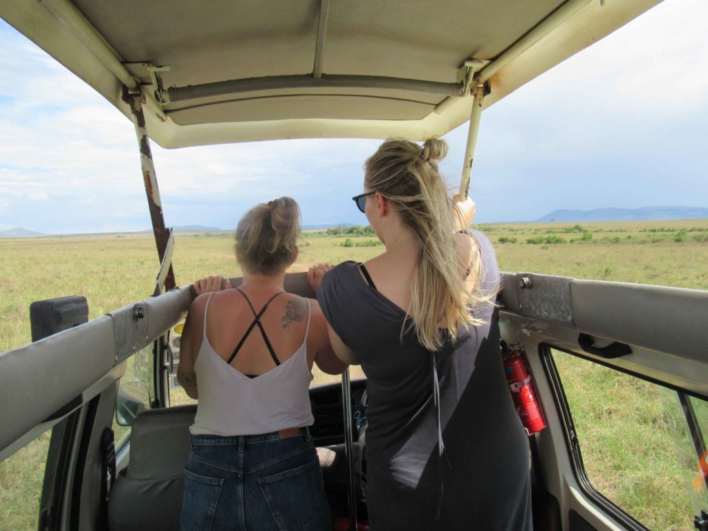 Safarilla Masai Maran luonnonpuistossa. Kuva: Ida Räsänen