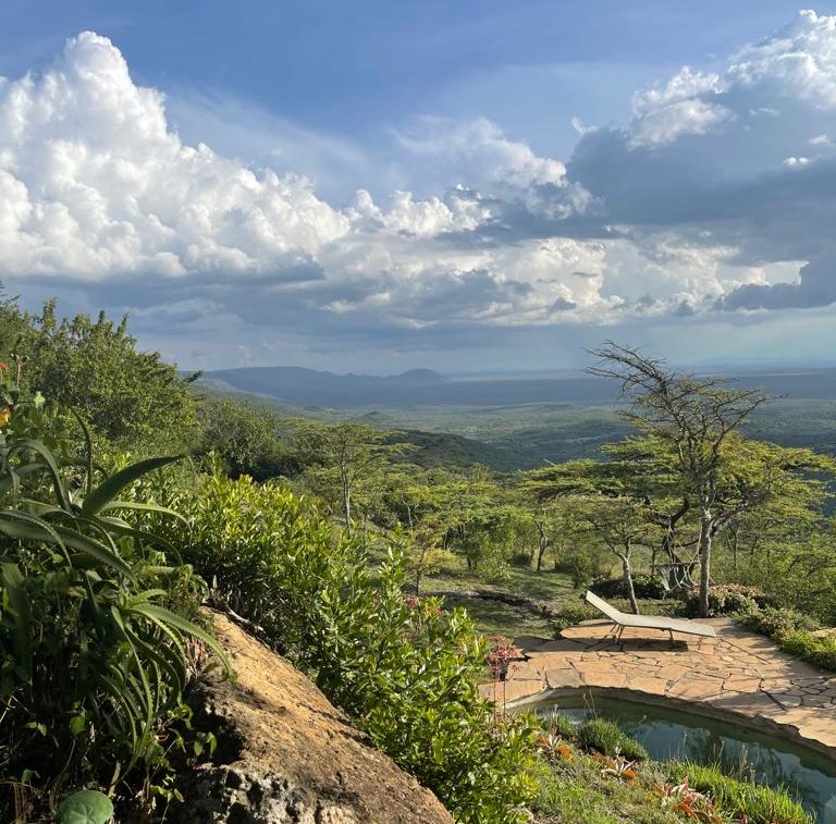 Itä-Afrikan hautavajoama (Great Rift Valley) on tuhansia kilometrejä pitkä. Kuva: Ida Räsänen