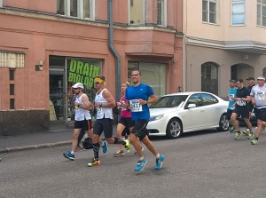 Arimo Laakkonen Helsinki City Marathonissa 2014.