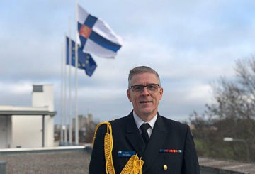 Kommodor Rami Peltonen är försvarsattaché vid Finlands ambassad i Stockholm.