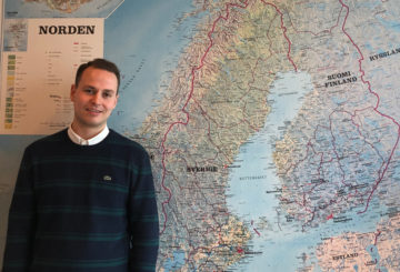 Högskolepraktikant Niklas Kurki