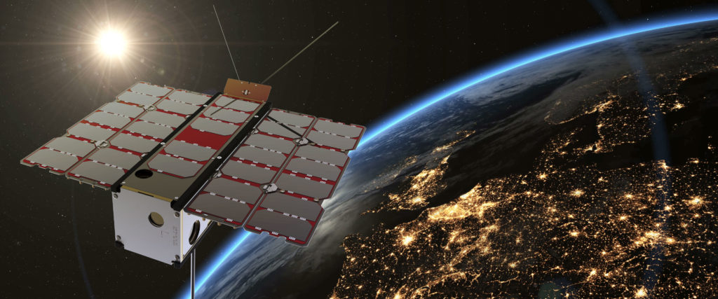 Satelliitti avaruudessa. Kuva: ESA